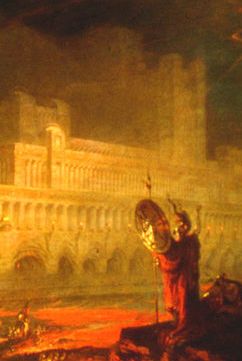 Pandemonium - a print by John Martin from about 1825. Currently in the Louvre, Paris, France
