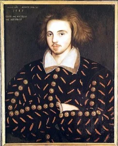 Purported portrait of Christopher Marlowe