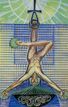 The Hanged Man from Aleister Crowley's "Thoth" tarot deck.